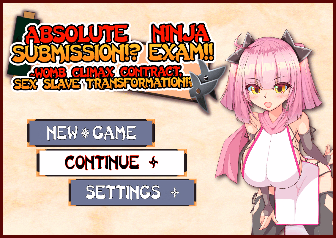 RPGM Completed Absolute Submission!? Ninja Exam! ~Womb Climax Contract, Sex Slave Transformation!?~ [Tanoshiitake]