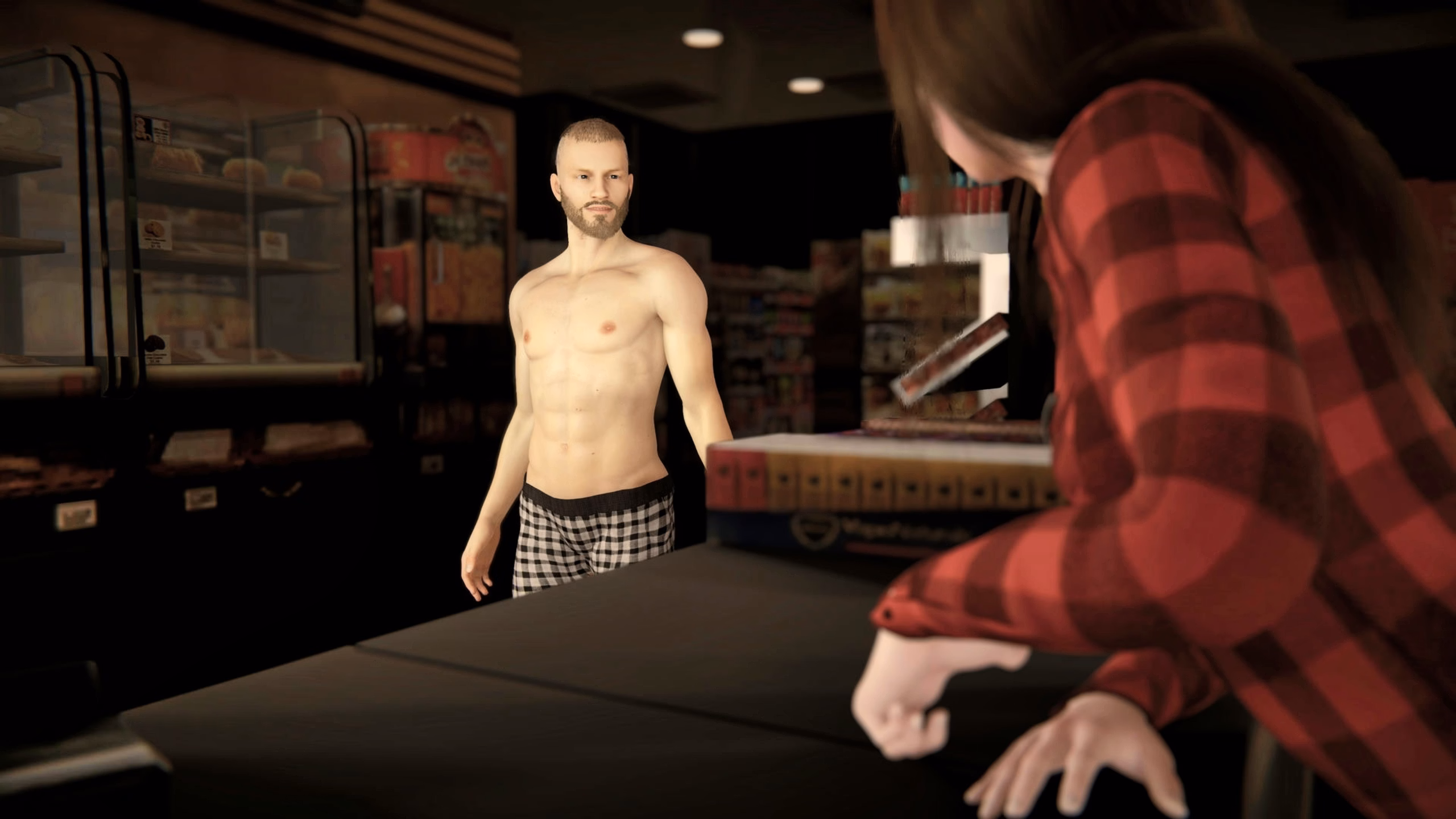 VN Ren'Py No Shirt Full Service [v1.0] [Inkwad Studio]