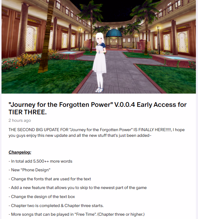 VN Ren'Py Abandoned Journey for the Forgotten Power [v0.0.3bc] [DarkDream]