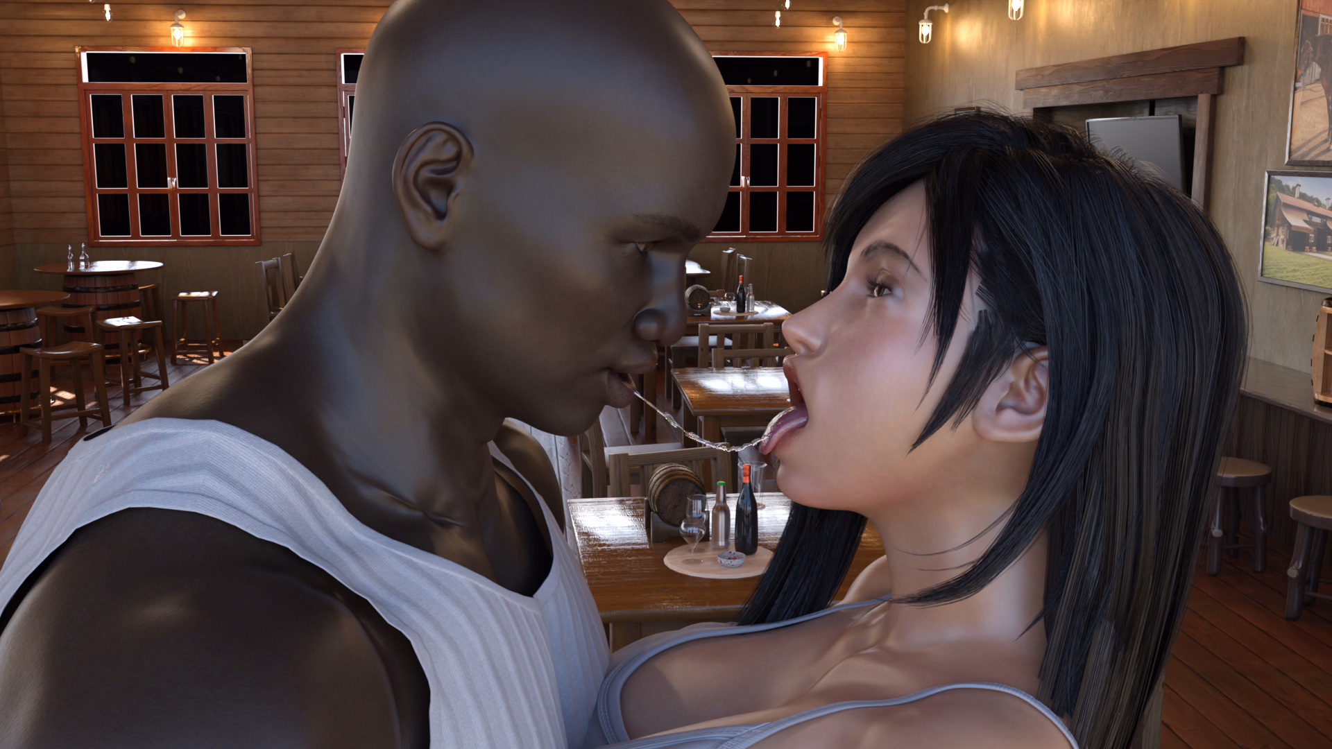 VN Ren'Py Tifa's Dark Heaven [v0.17 Cuckold] [Sieglinnde]