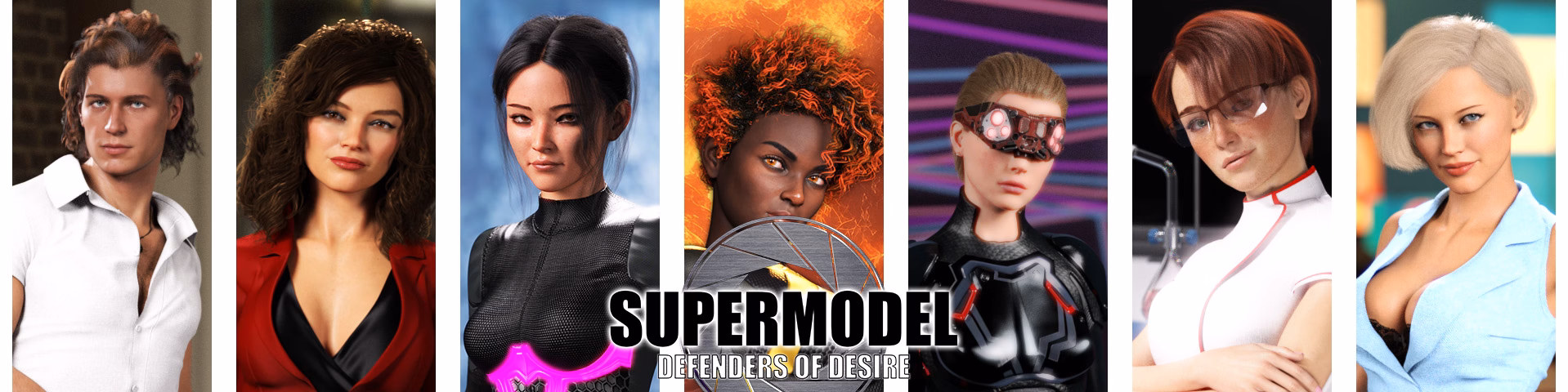 VN Ren'Py Supermodel: Defenders of Desire [U8 v1.8.1] [Belle]