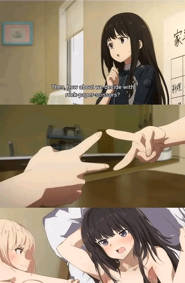 RPGM Completed Intense! Miyu-chan and Teacher's Rock-Paper-Scissors battle! [v1.0] [Poncondou]