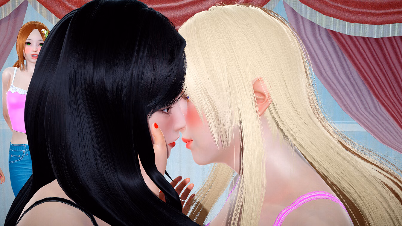 VN Ren'Py Completed Yuri Party! [v1.2 Free] [Capky Games]