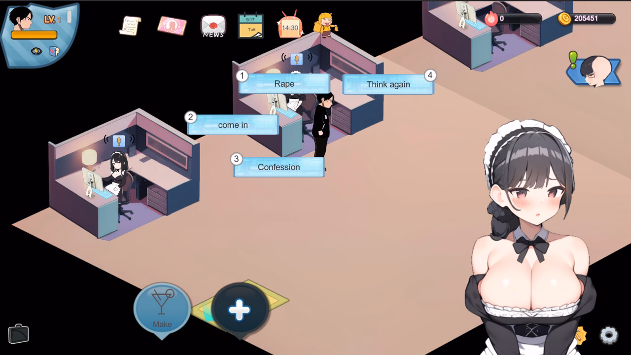 Unity BM Love Cafe [v3.6.5] [zzzgame]