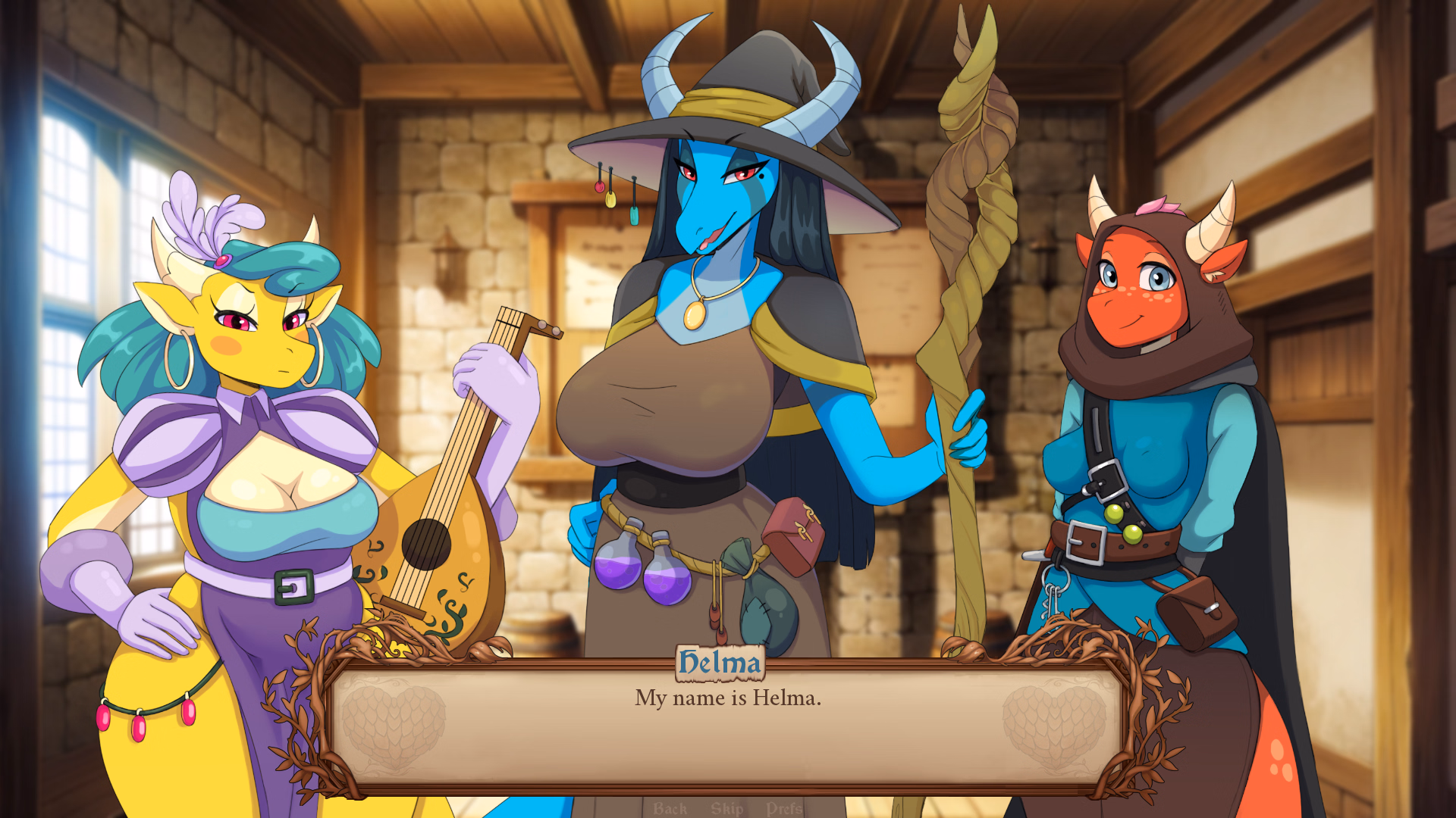 VN Ren'Py The Scaly valley [v0.2.2] [Igazella]