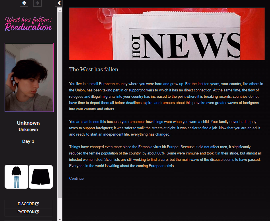HTML Abandoned West Has Fallen: Reeducation [v0.2.0b] [bastardSon099]
