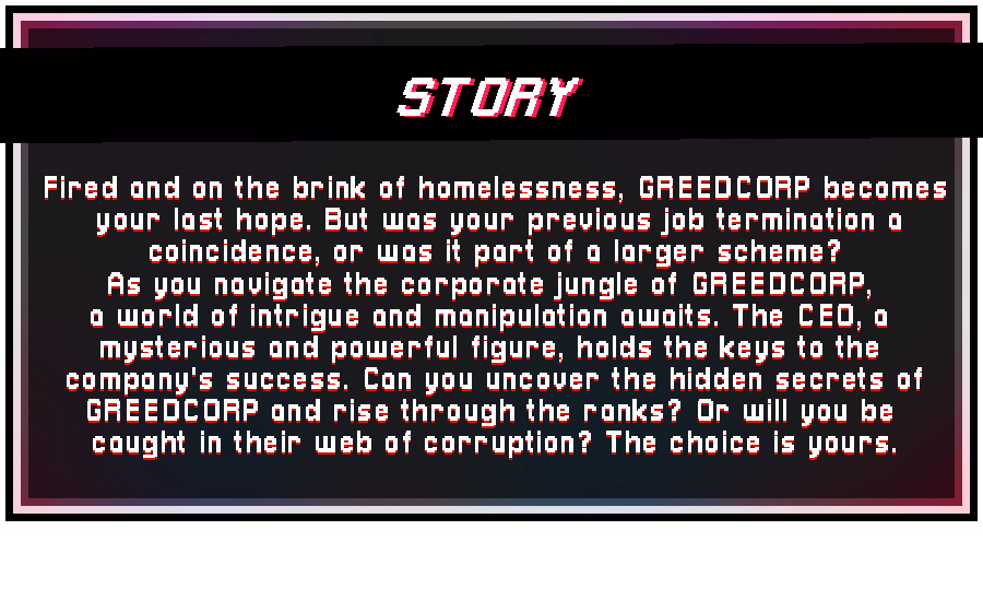 Unity WELCOME TO GREEDCORP [Demo] [kimochi]