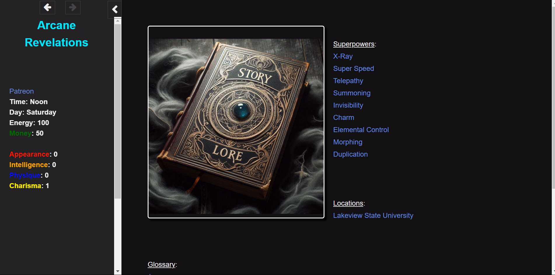 HTML Abandoned Arcane Revelations [v0.8.1] [Cyaneuz]