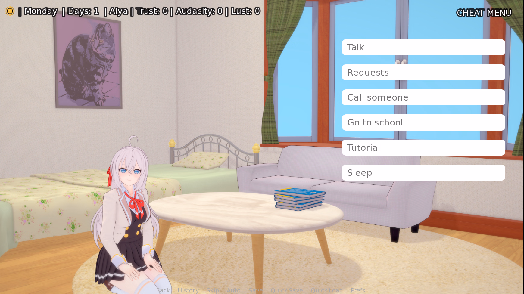 Ren'Py Living with Alya [v0.41] [WaifuStudio]