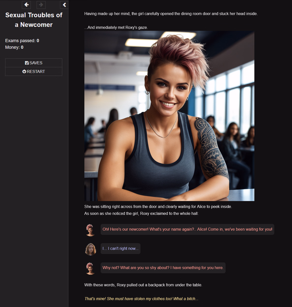 HTML Sexual Troubles of a Newcomer [v0.6] [Odiosis]
