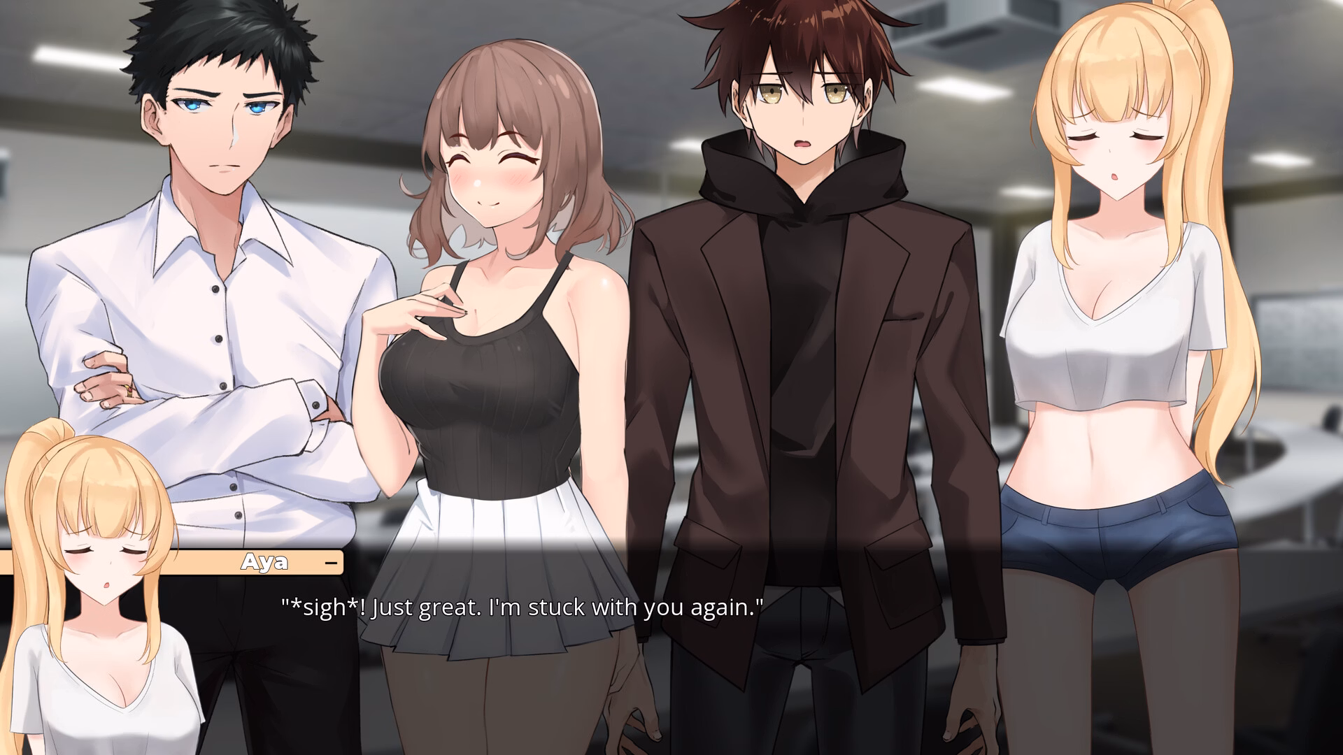 VN Ren'Py Onhold Hangoverse [S1 v0.0.5] [Hangover Cat]