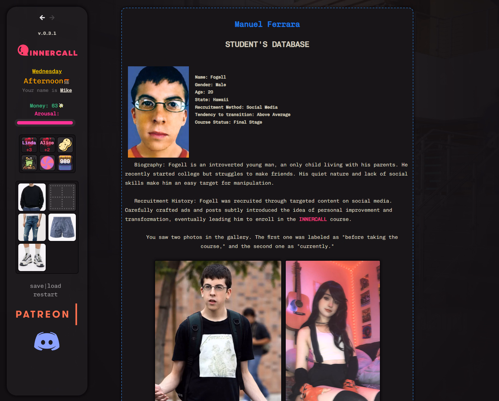 HTML Abandoned Innercall [v0.3.1 Public] [Cerbee]