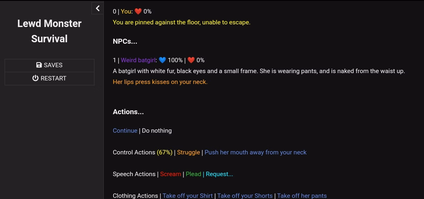 HTML Lewd Monster Survival [v0.0.3] [MeiMeei]