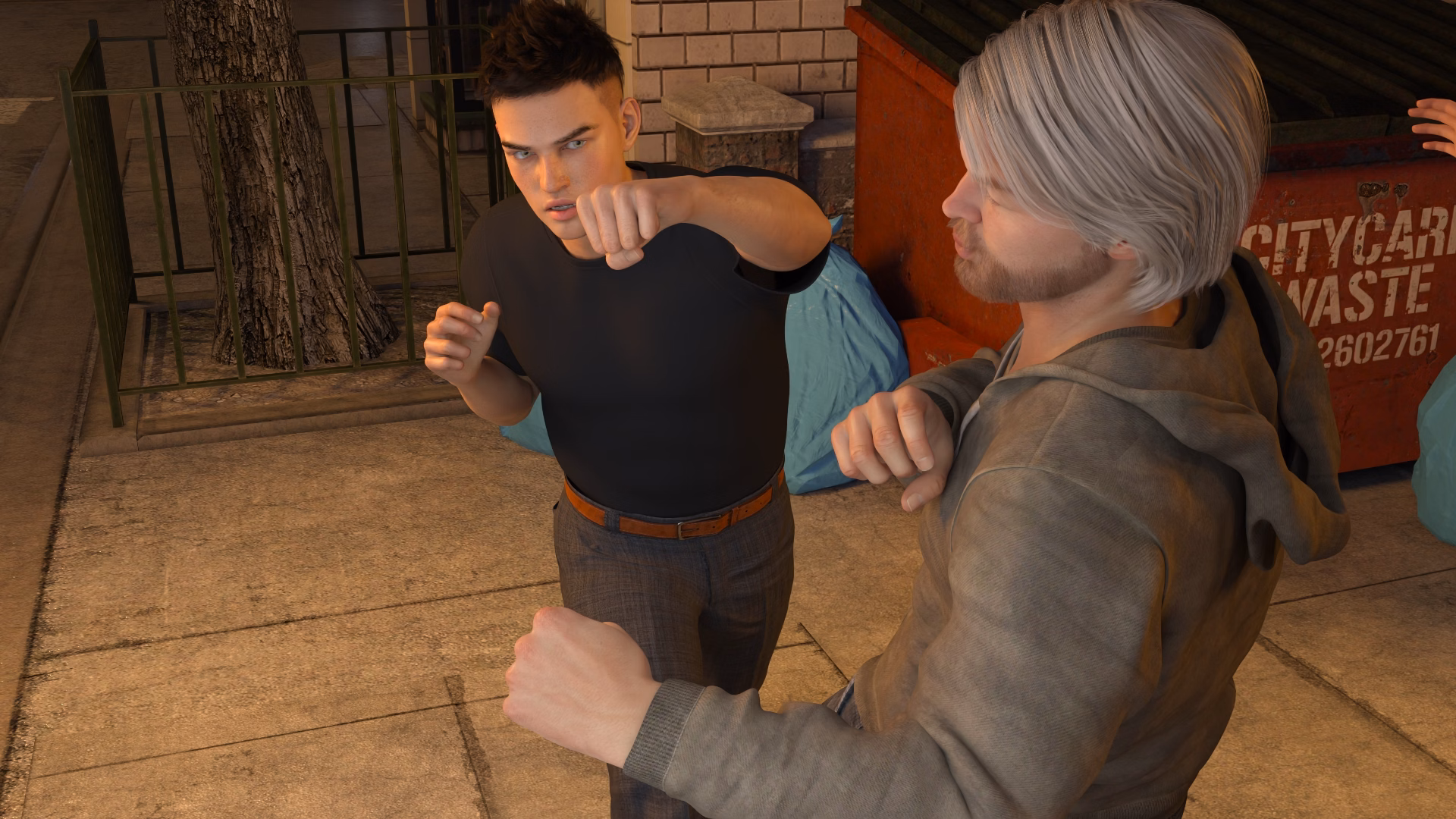 VN Ren'Py Abandoned Loves and Punches [v0.2.1] [Solid Coffee]