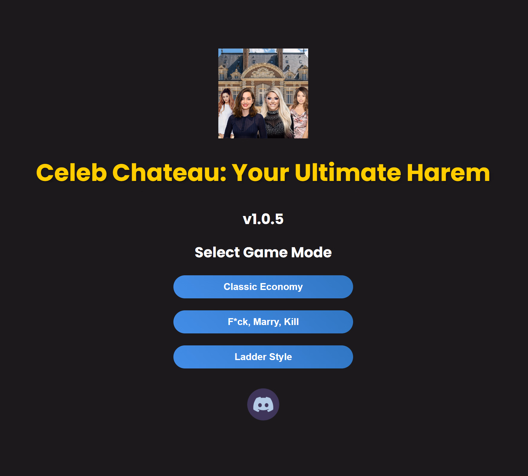 HTML Abandoned Celeb Chateau: Your Ultimate Harem [v.1.0.5] [Fawzix55]