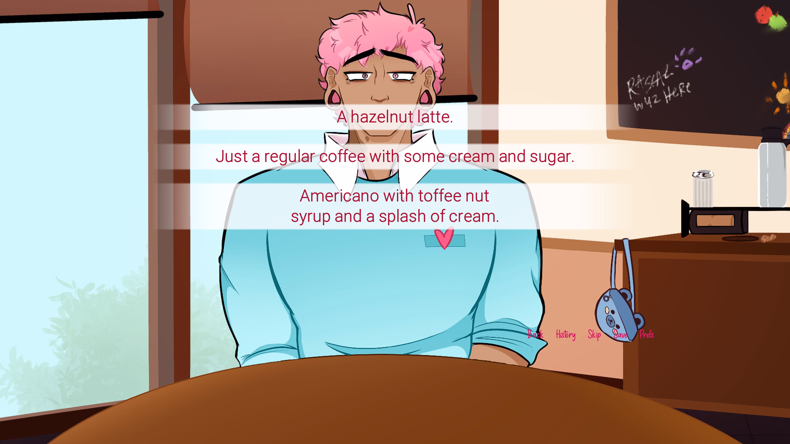 VN Ren'Py Get to Know: Coffee Date! [v1.0] [foxinround]