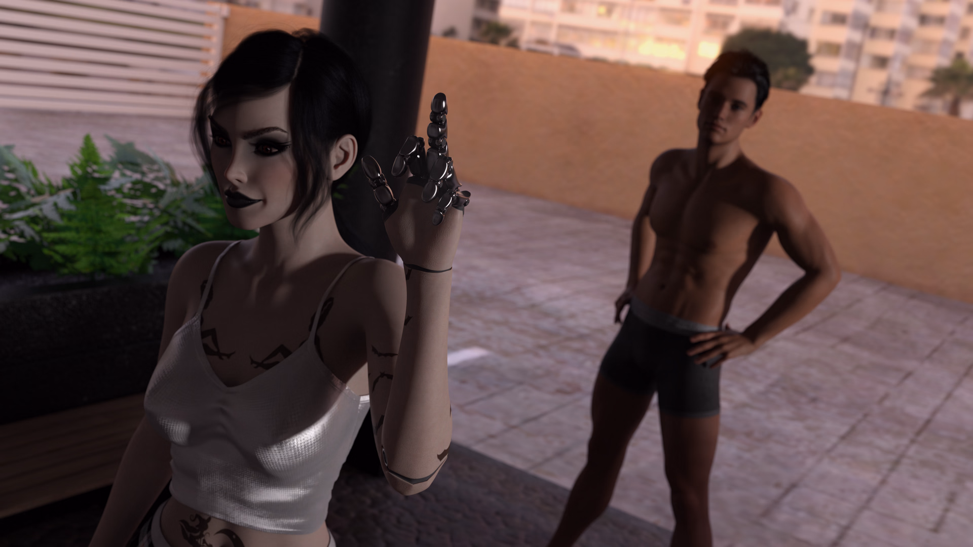 VN Ren'Py Onhold Life Replay [Ch.1 P1] [ohshi]