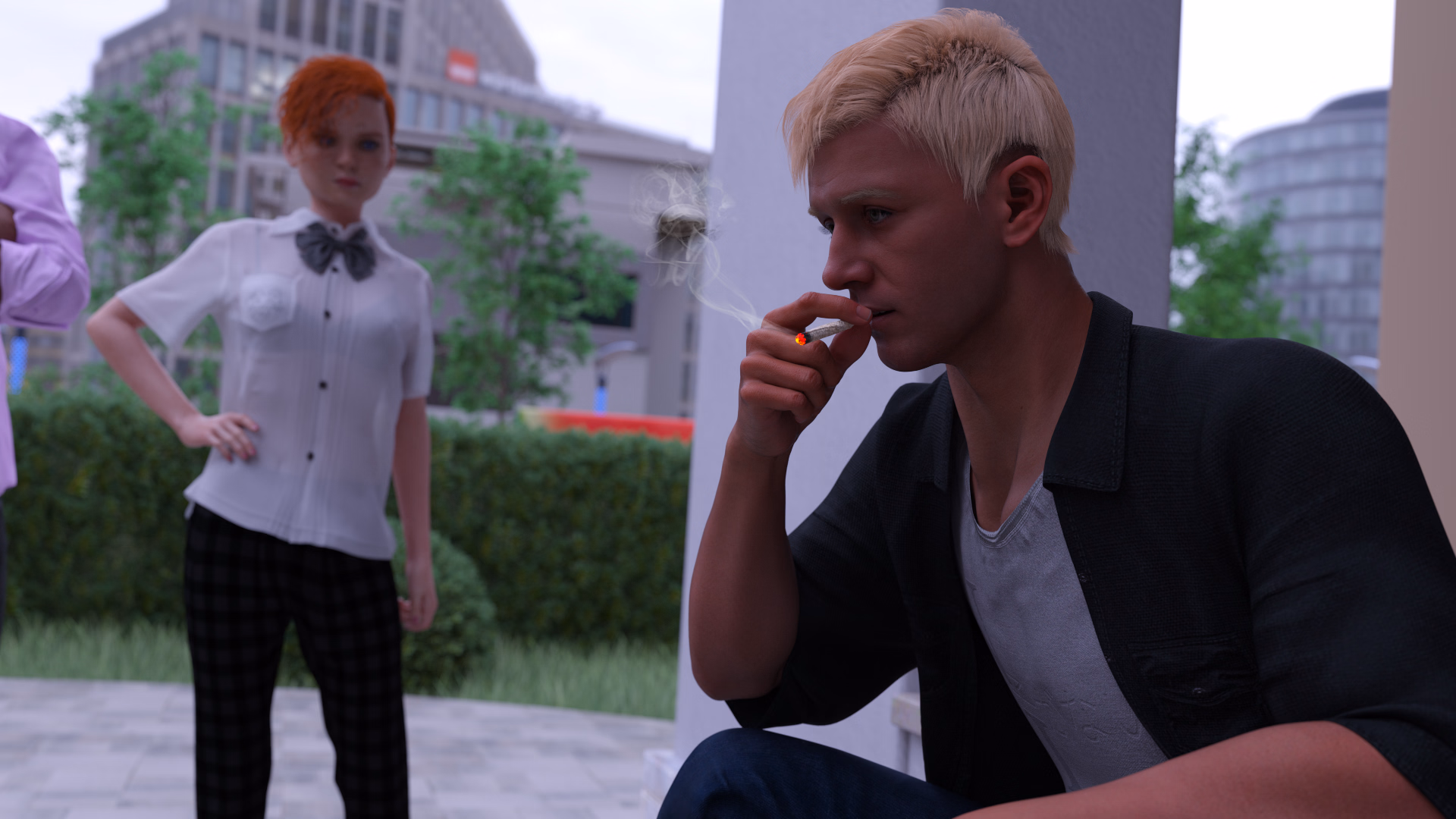VN Ren'Py Onhold Life Replay [Ch.1 P1] [ohshi]