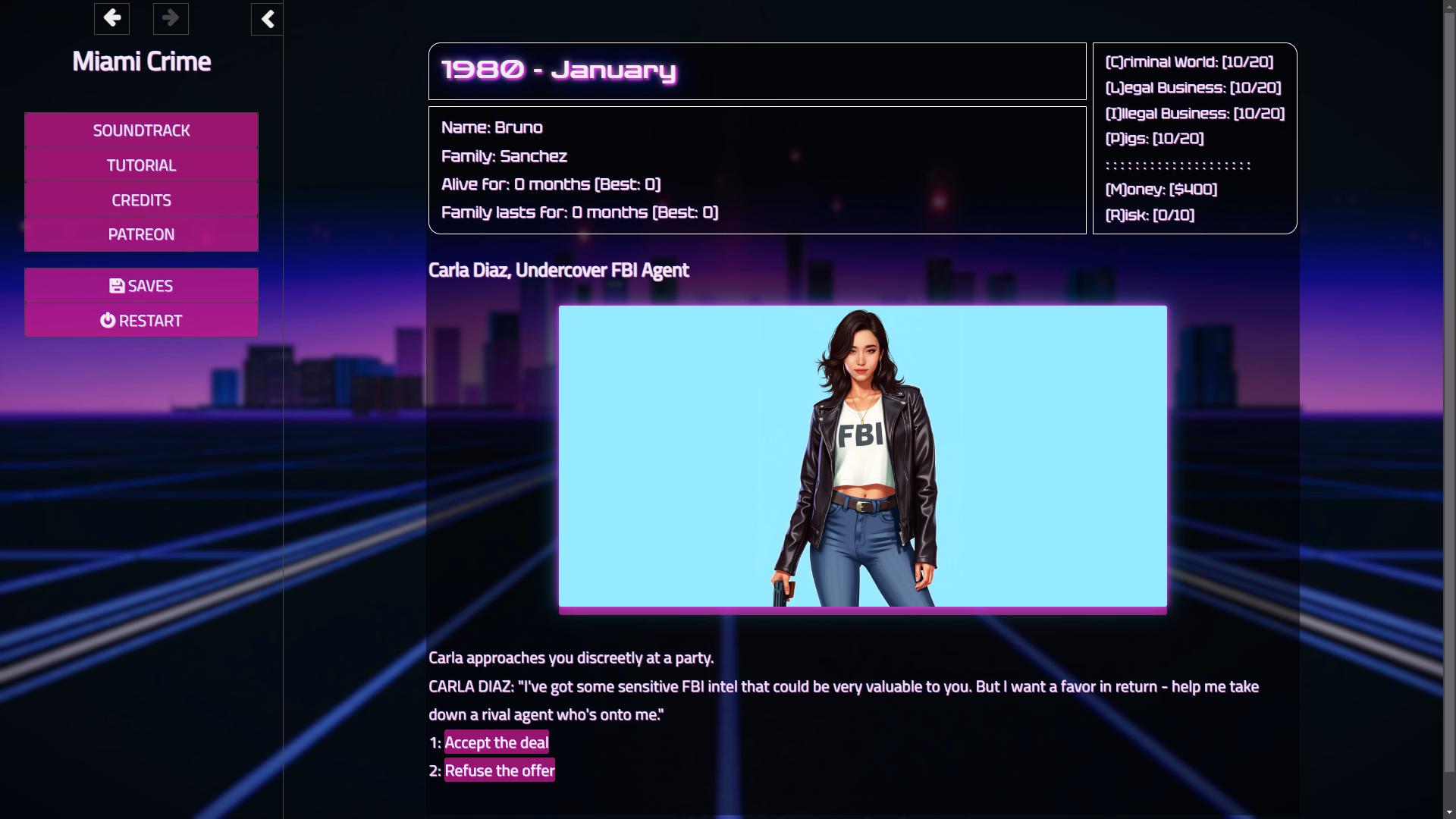 HTML Miami Crime [v0.90] [MercuryDev]