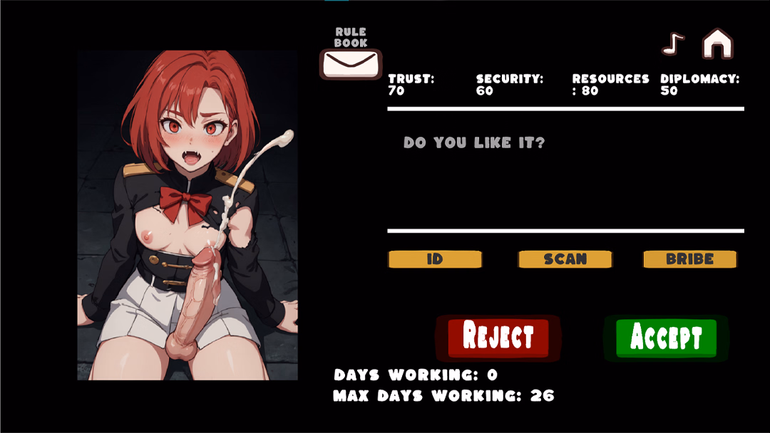 Unity Completed Lewd Border: Waifus [v1.00] [Dana's Demons]