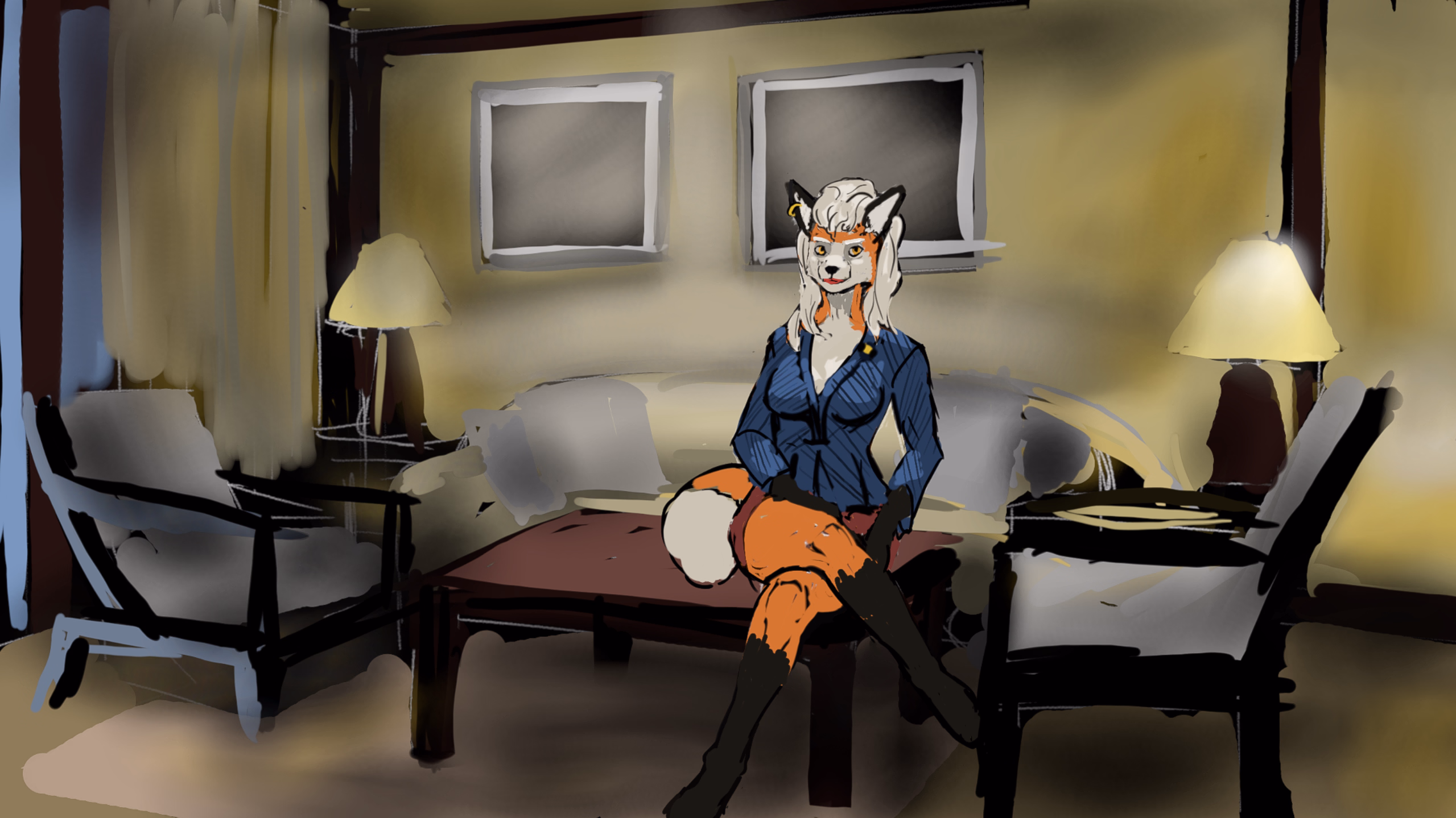 VN Ren'Py Completed Down a Foxhole [v1.01] [tlapa bear] download