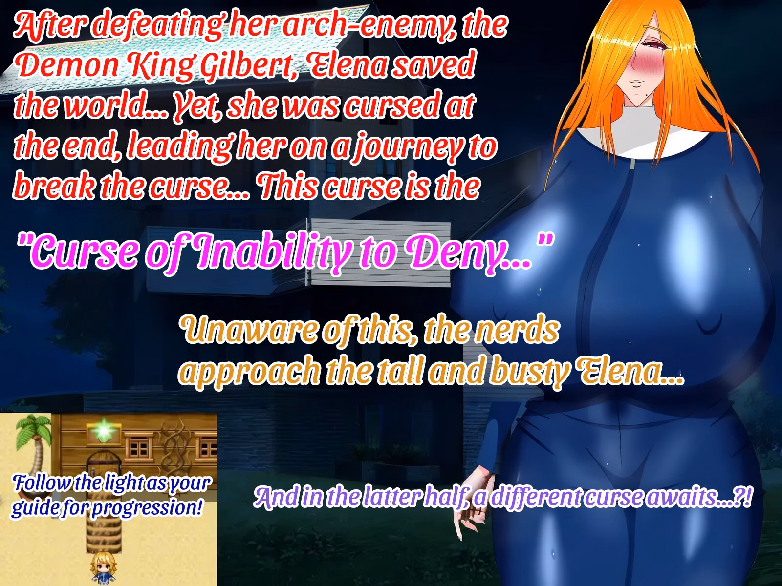 RPGM Completed Busty Saint Elena: The Curse of Compliance and The Lecherous Men [1.0_MOD1] [Puppuku jinjin]