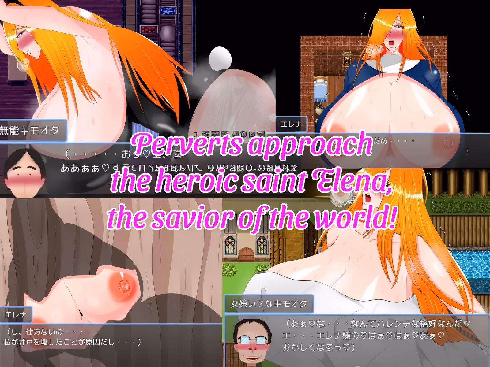 RPGM Completed Busty Saint Elena: The Curse of Compliance and The Lecherous Men [1.0_MOD1] [Puppuku jinjin]