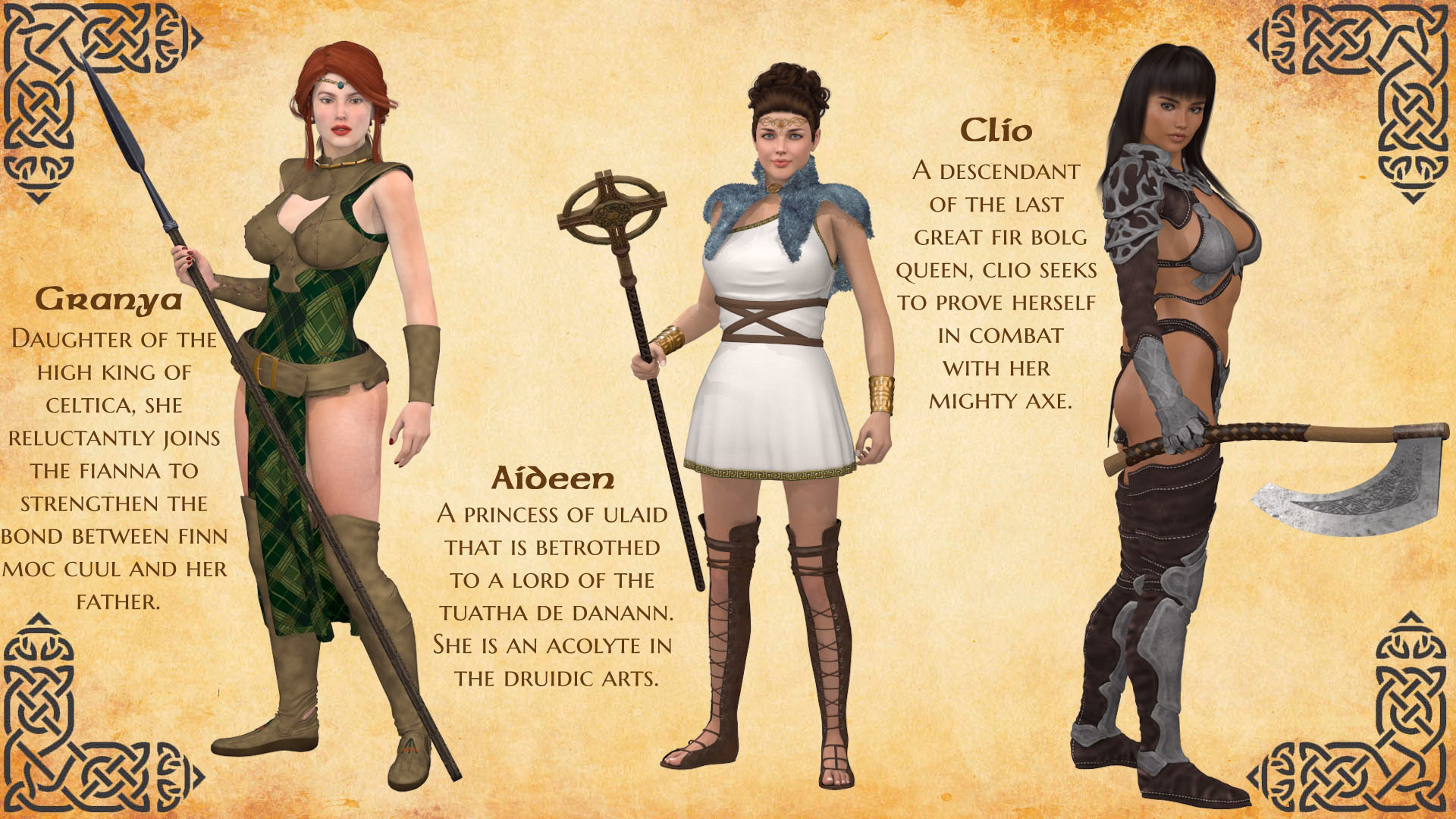 VN Ren'Py Heroes of Celtica: Dark Druid [v0.12.0] [Slamjax Games]