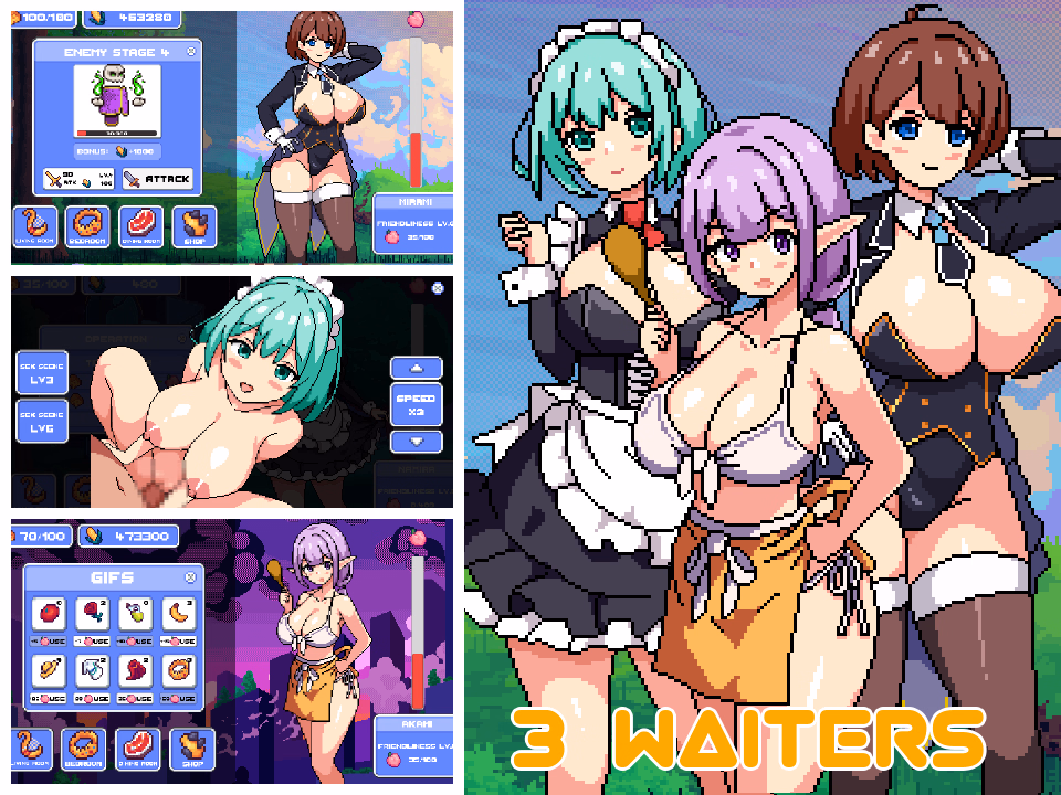 Unity Completed 3 waiters [Final] [PixxGame] download
