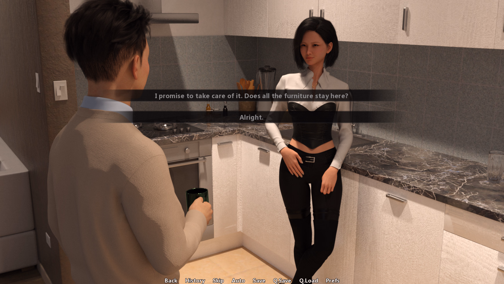 VN Ren'Py Completed Landlady Seduction Simulator [Final] [Landlady Scale Inc.]