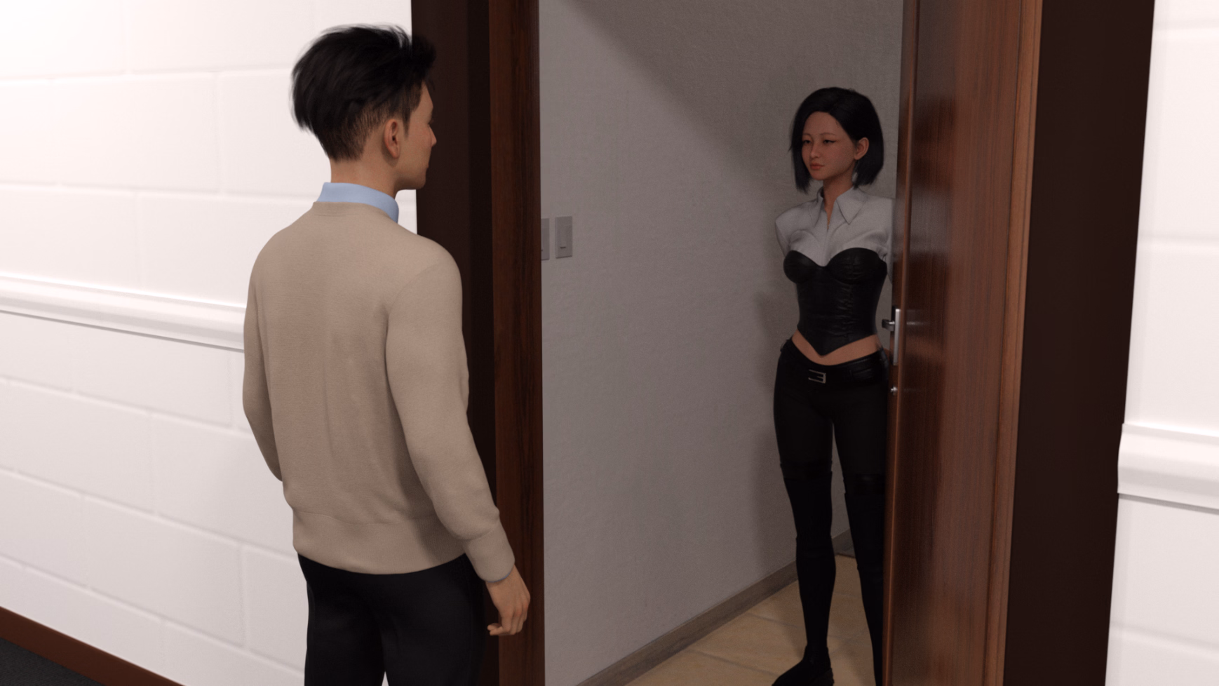 VN Ren'Py Completed Landlady Seduction Simulator [Final] [Landlady Scale Inc.]
