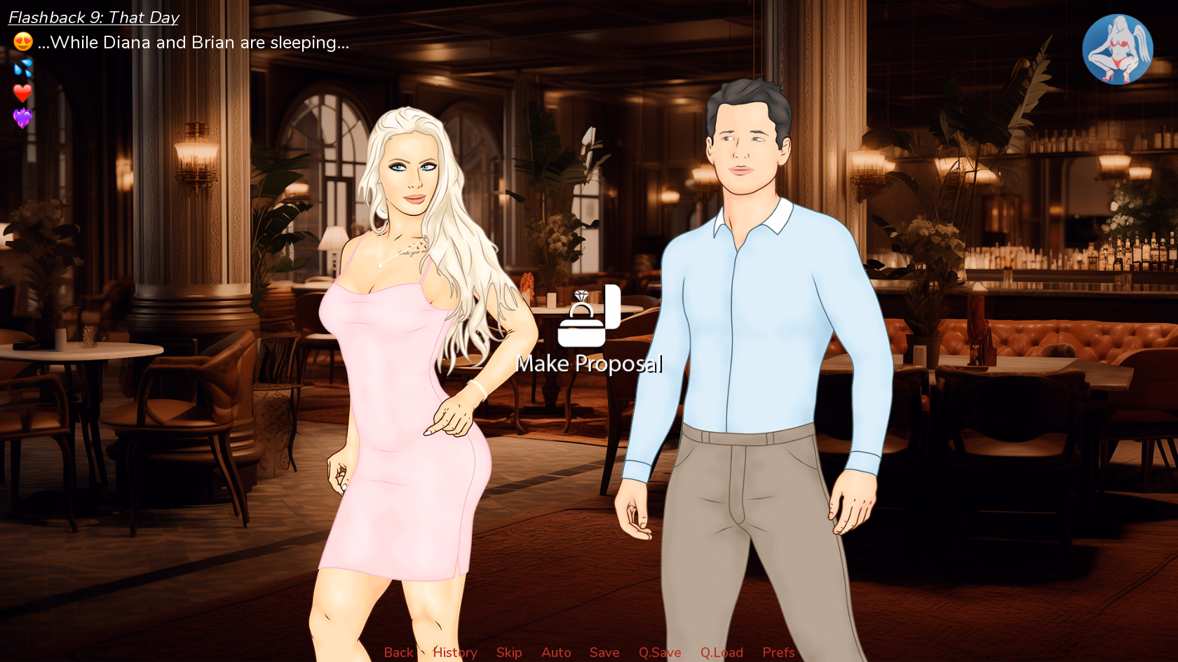 VN Ren'Py Abandoned Unholy Angel: Wedding Adventures [v0.4 Epilogue] [Bunny Devil]