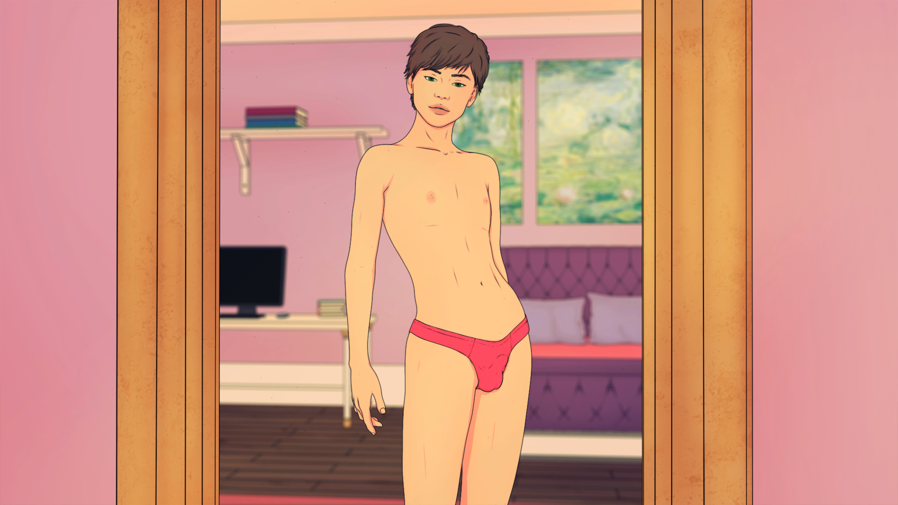 VN Ren'Py Temptation: Become Femboy [v0.051] [Femboy Temptation]