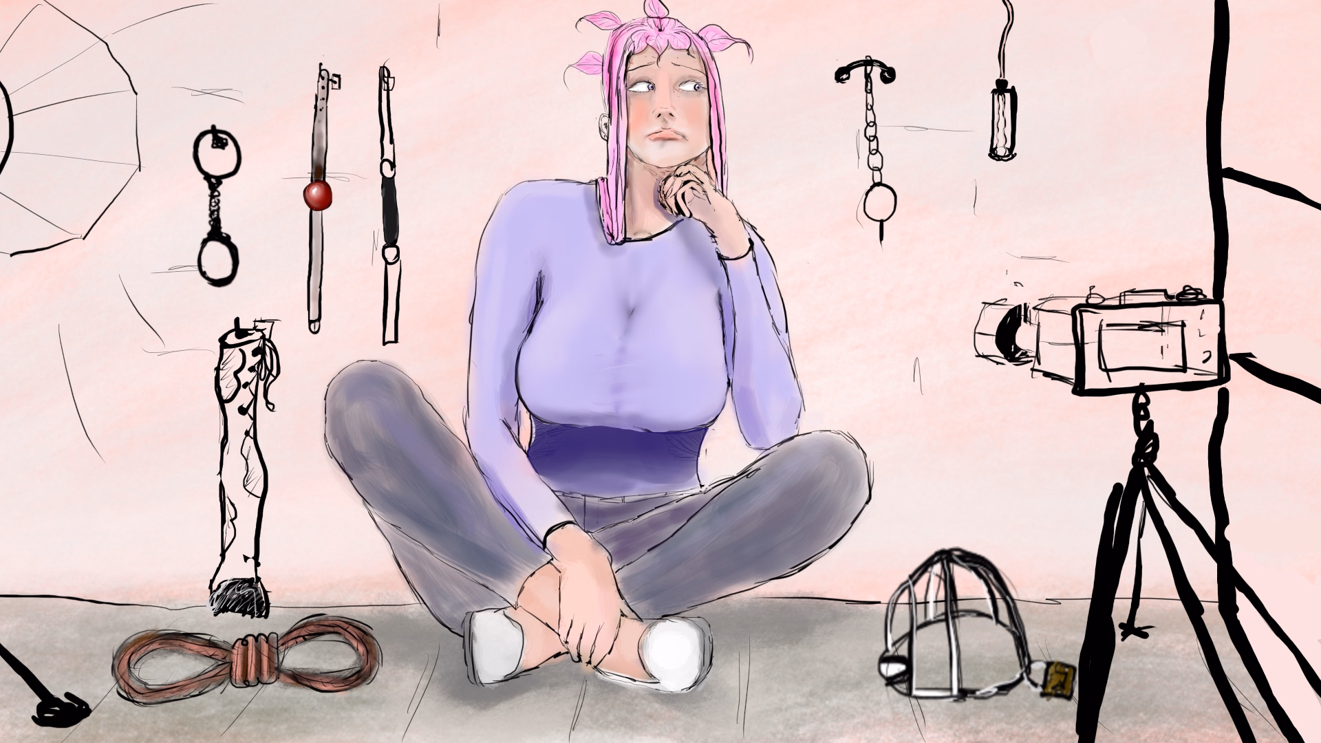 VN Ren'Py Completed Bondage Model Bella [v3.0] [ATinyLittleCloud]