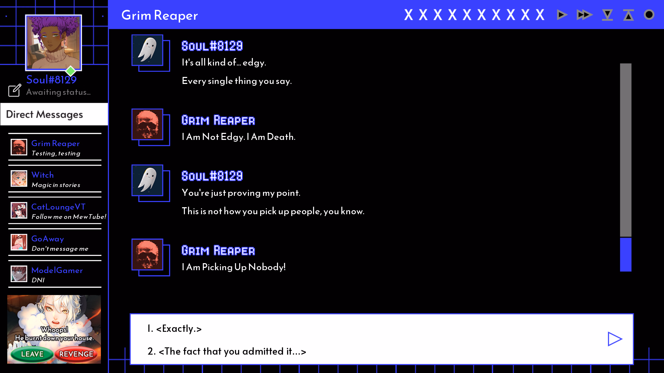 VN Ren'Py Completed A Date with Death [v2.5 + DLCs] [Two and a Half Studios]