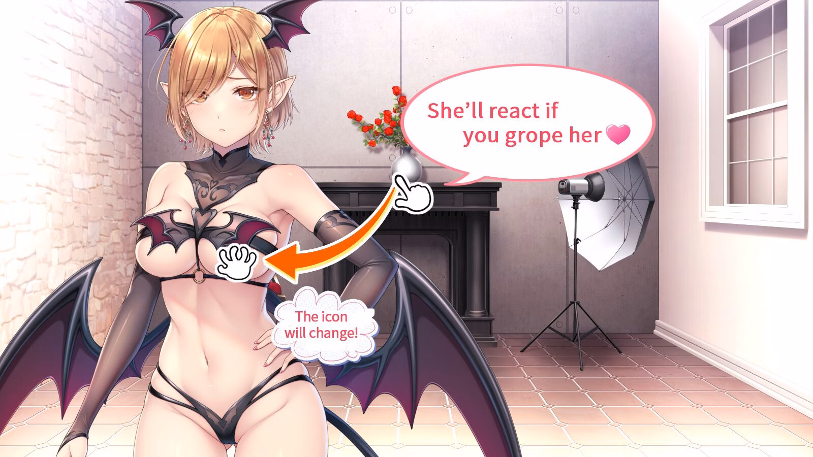 VN Unity Completed Kuri Kuri Click! 3 ~My Sweet Model!~ [v1.00] [Girl's Software]