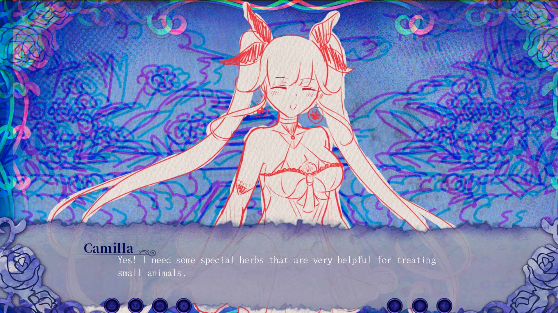 VN Ren'Py Completed Days with Evraco - The Blind Witch in Blue Forest [v1.0] [Just kidding entertainment / Plumko]