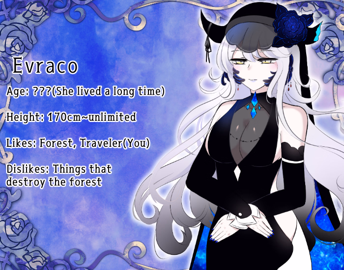 VN Ren'Py Completed Days with Evraco - The Blind Witch in Blue Forest [v1.0] [Just kidding entertainment / Plumko]
