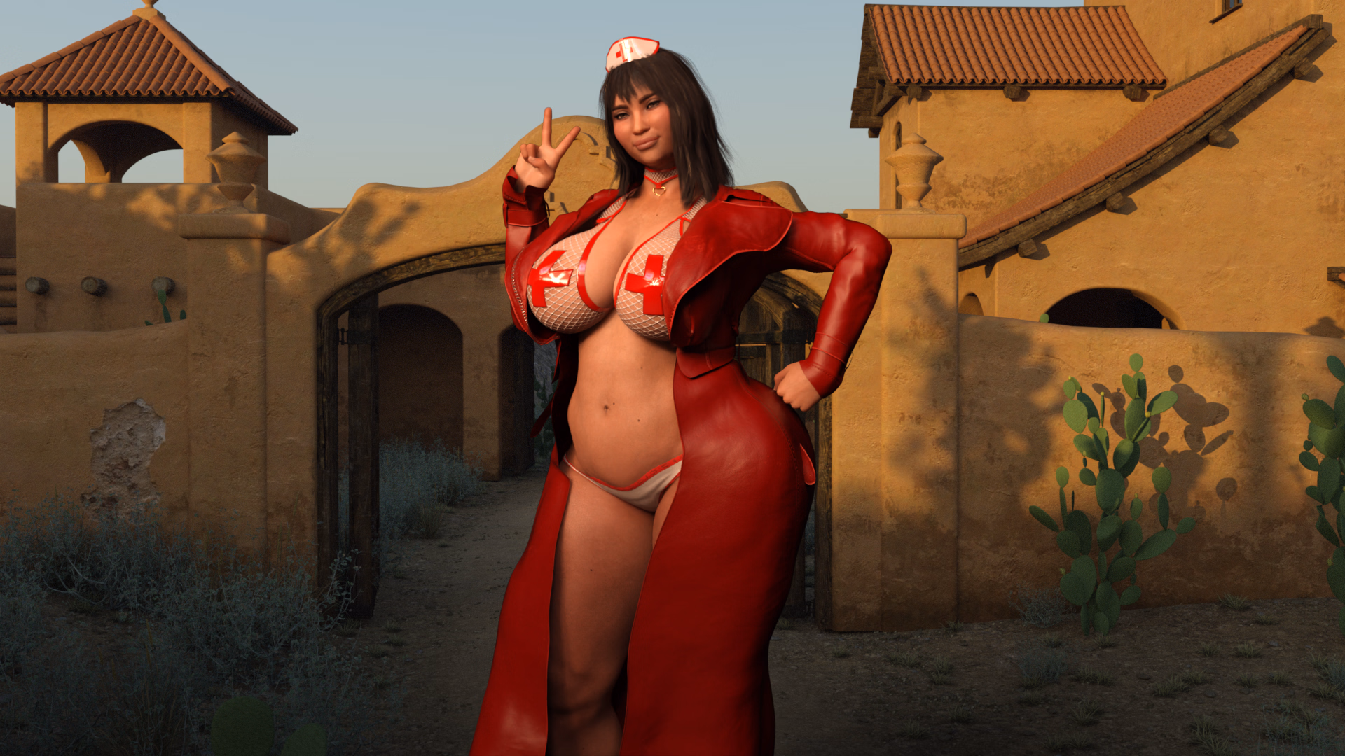 VN Ren'Py Crossing the Southern Border: Futa Freedom [v0.63] [Sir Honkalot]