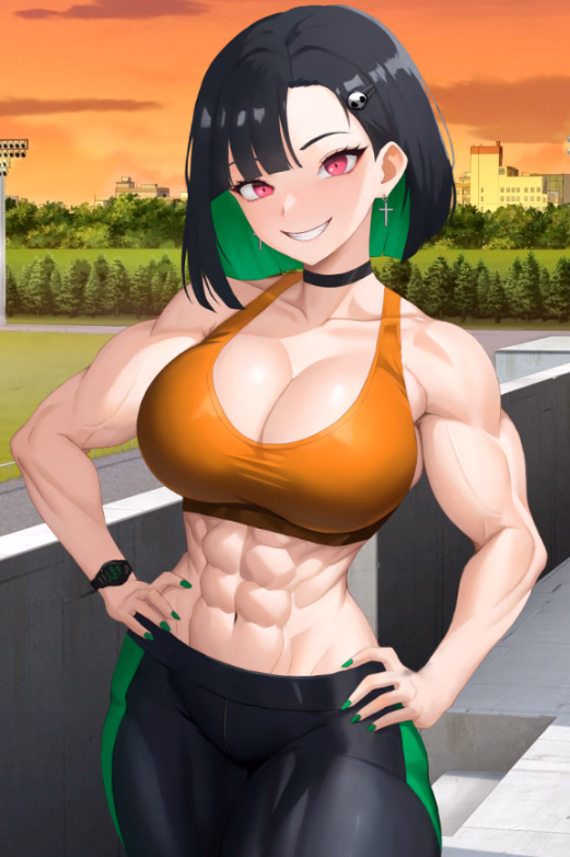 VN Ren'Py Dont Flex On Me Yumi Chan [v0.7.7] [Peach Punch!]