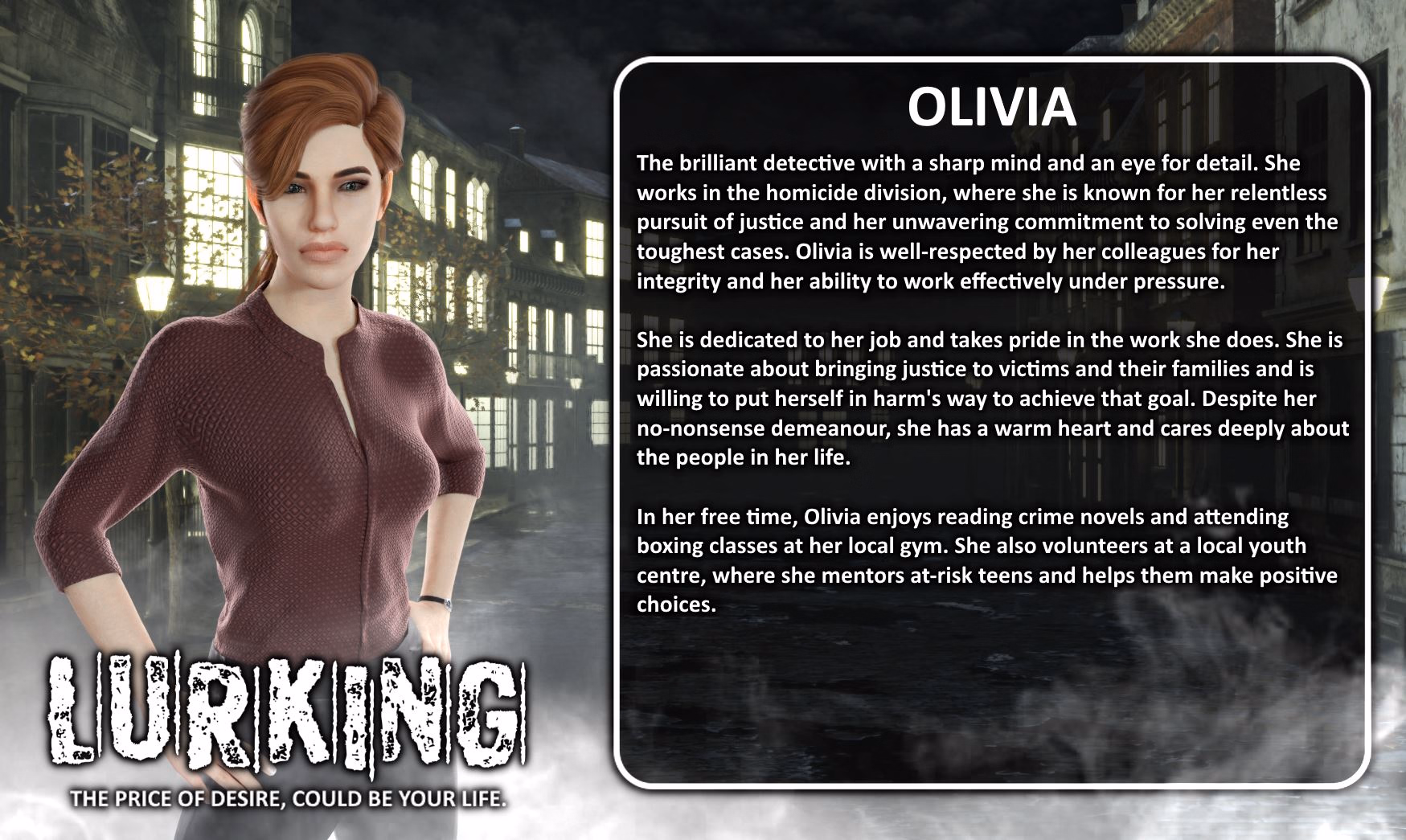 Ren'Py Abandoned Lurking: The Price of Desire, Could Be Your Life! [Part 2] [Lurking_VN]