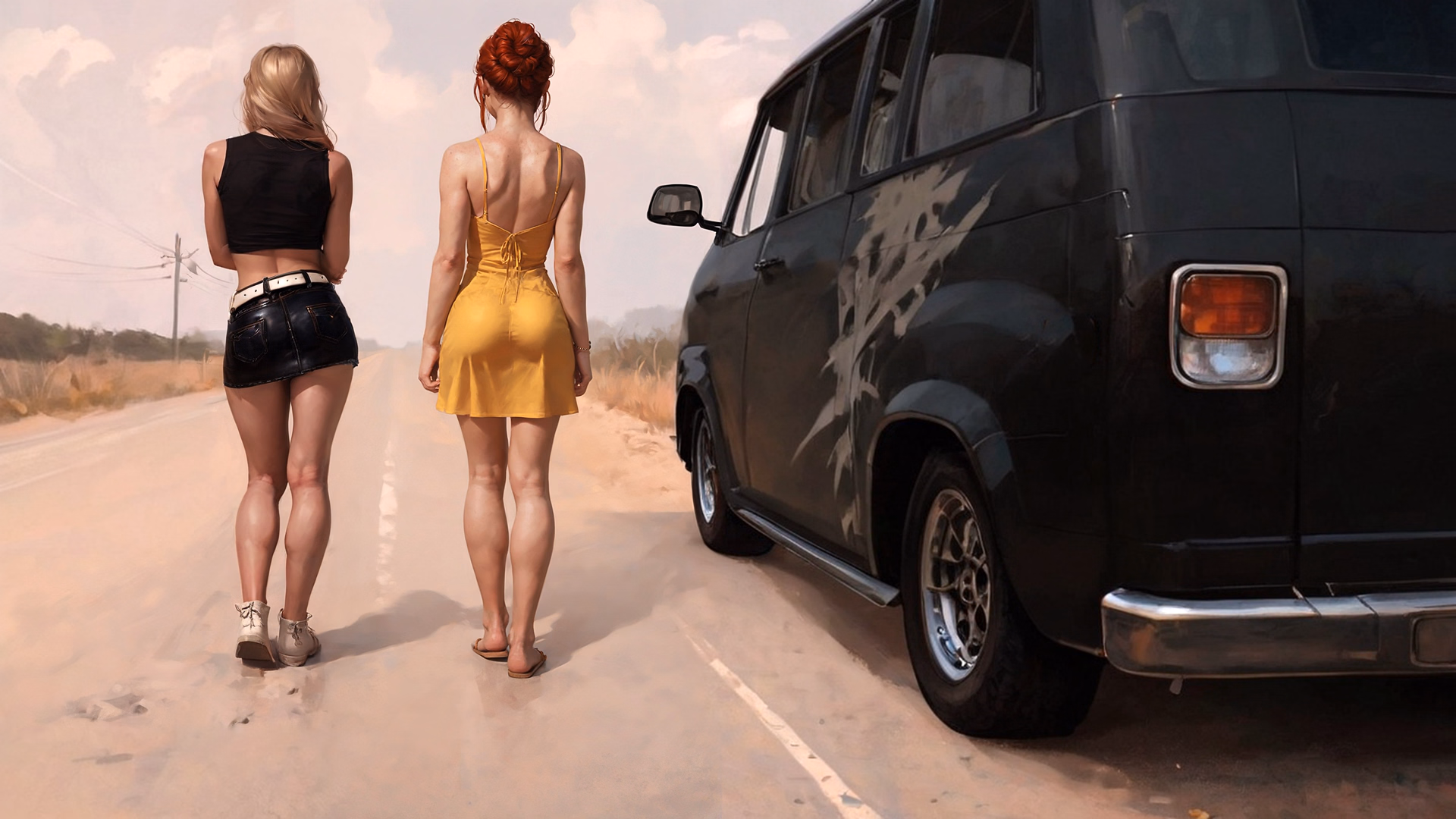 Ren'Py Three and One: The Cursed Mansion [v0.27 Public] [Man from icecream van]