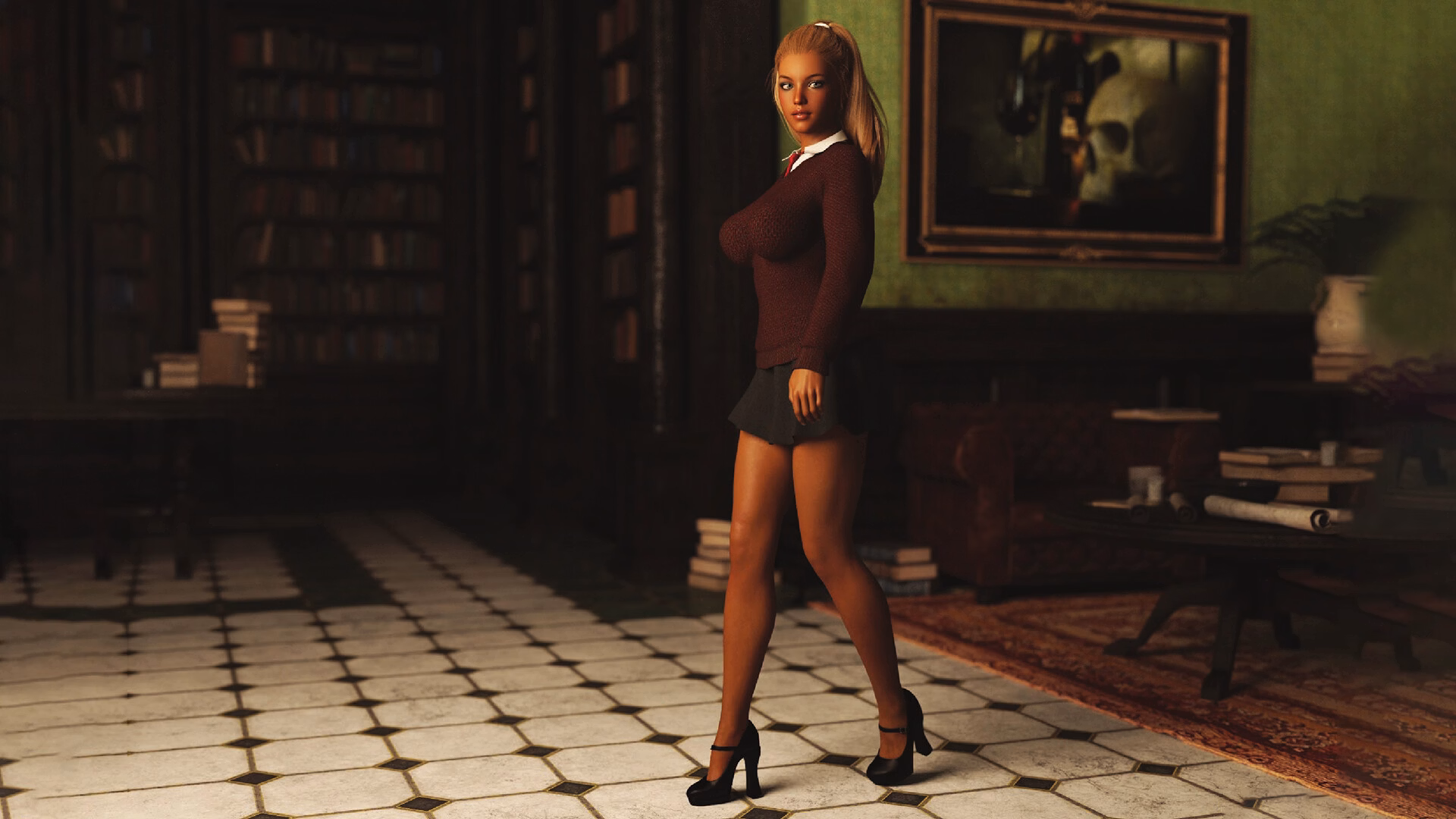 VN Ren'Py Completed Librarian Lust [v1.0] [Midnight Quill Studios / Casgra]