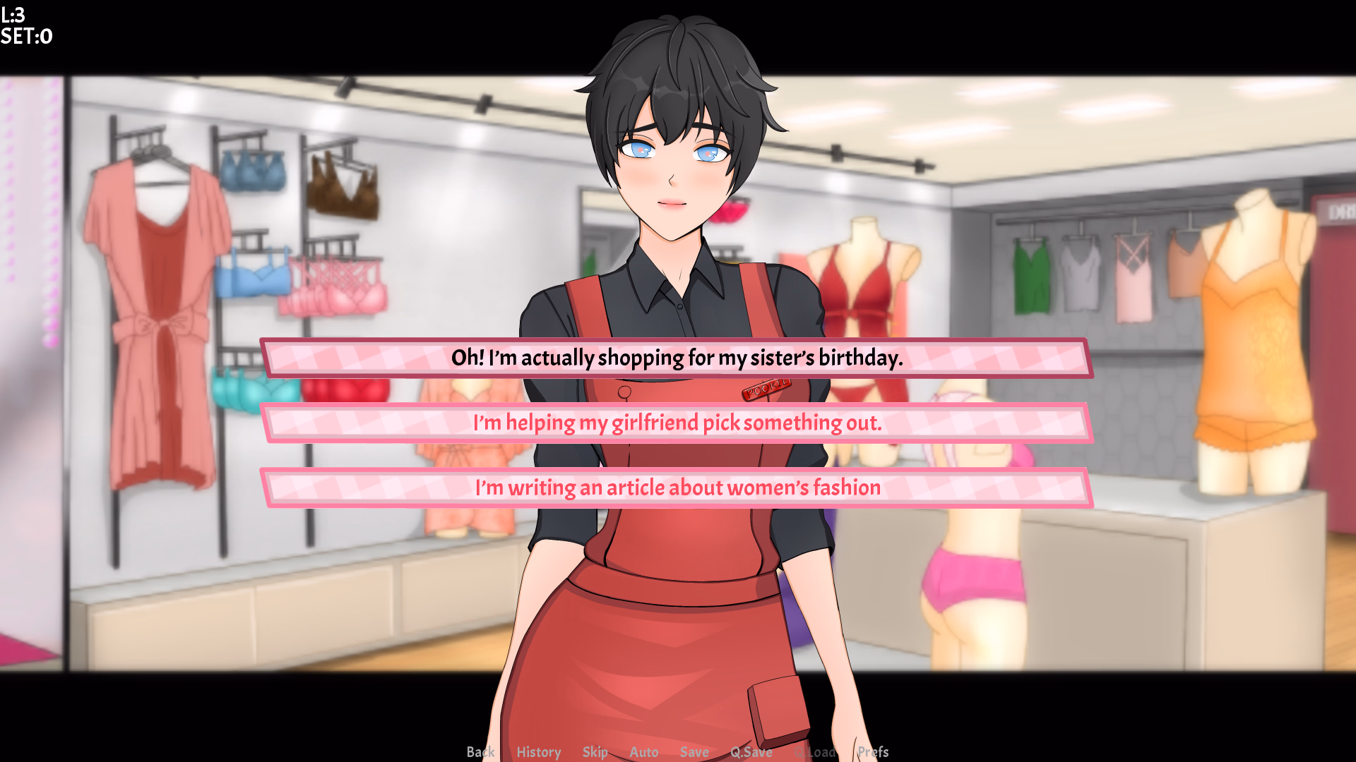 VN Ren'Py Pookie's Lingerie Shop [Demo v0.0.1D] [realpookie]