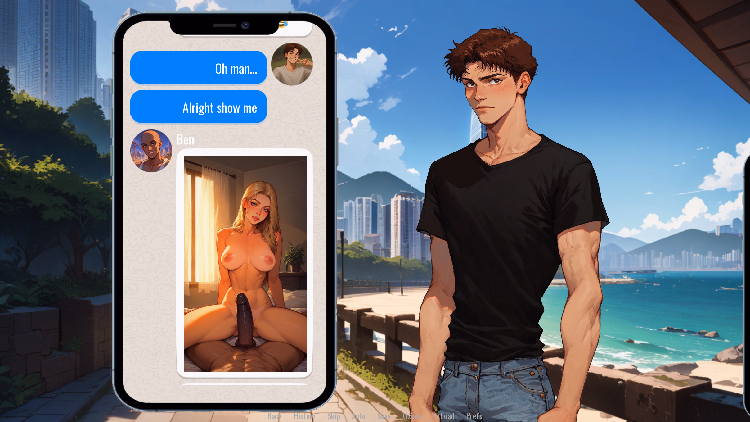 VN Ren'Py Welcome to Port Haven [v0.8] [Sofia Skye]