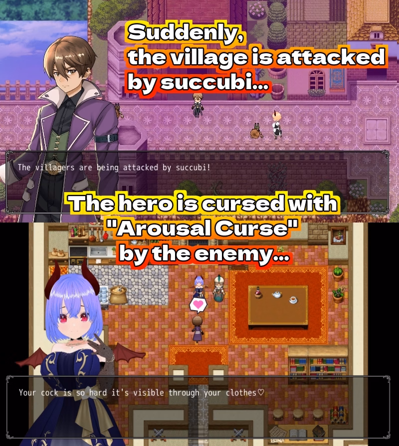 Unity Completed Masochistic Hero's Defeat Ejaculation -Succubus's Lewd Temptation- [v1.0] [Animism]