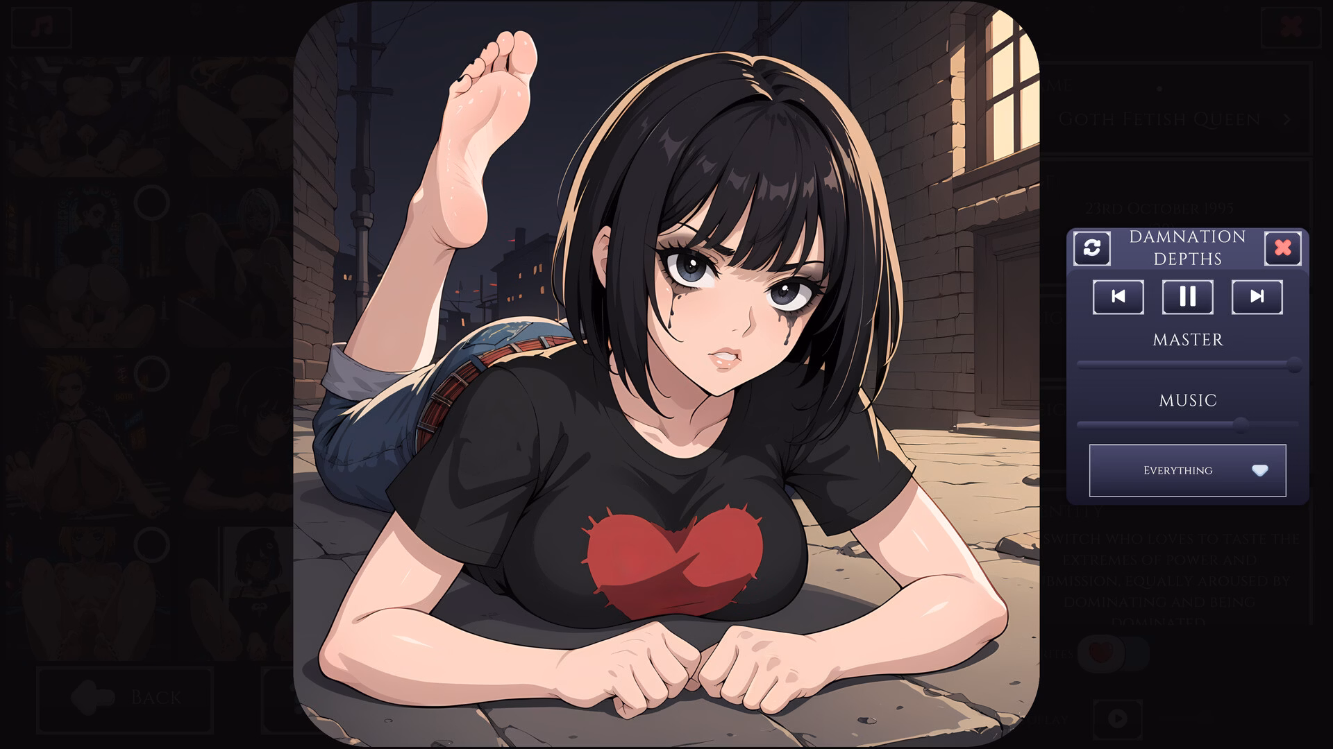 Unity Completed Hentai Senpai- Goth Feet [v1.00.1.03] [Kink Master Studios]