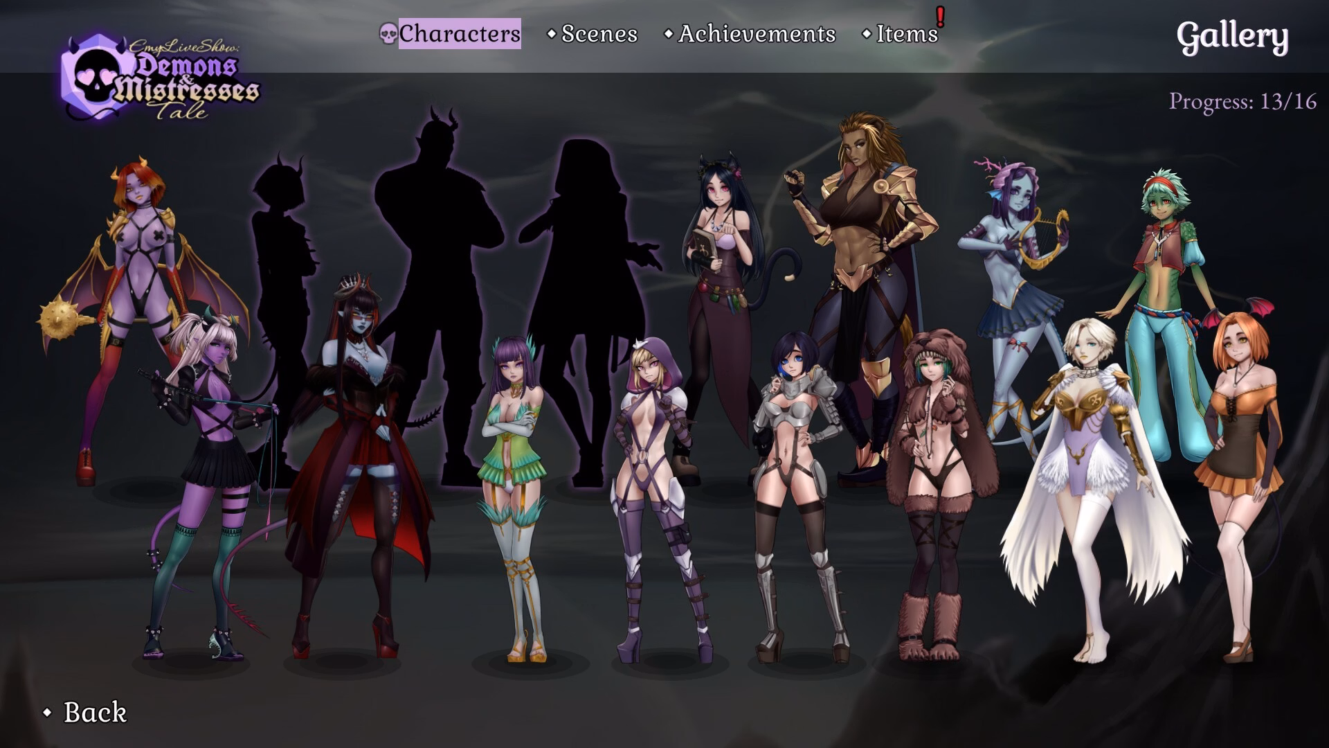 Unity Completed EmyLiveShow- Demons & Mistresses Tale [v1.0] [Team Emily]