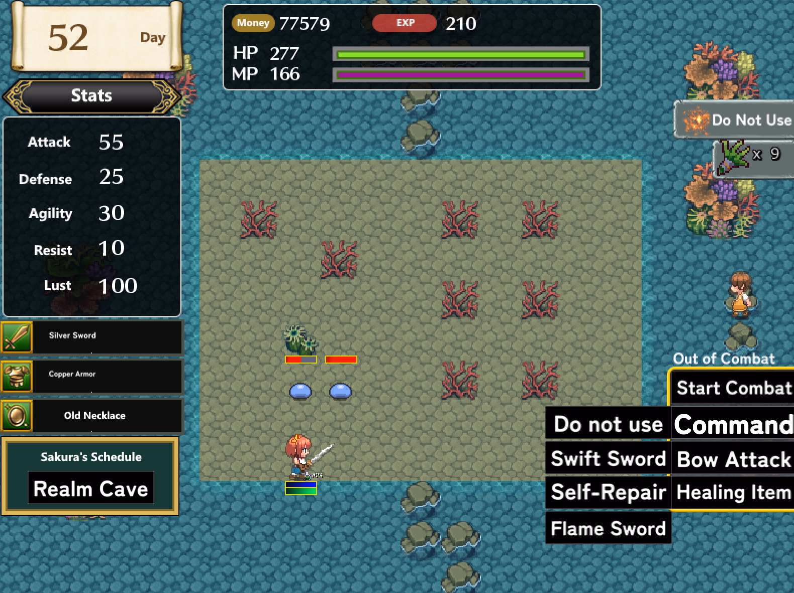 Wolf RPG Completed The Misty Ruins and The Lone Swordsman [v1.06] [tada no deko]