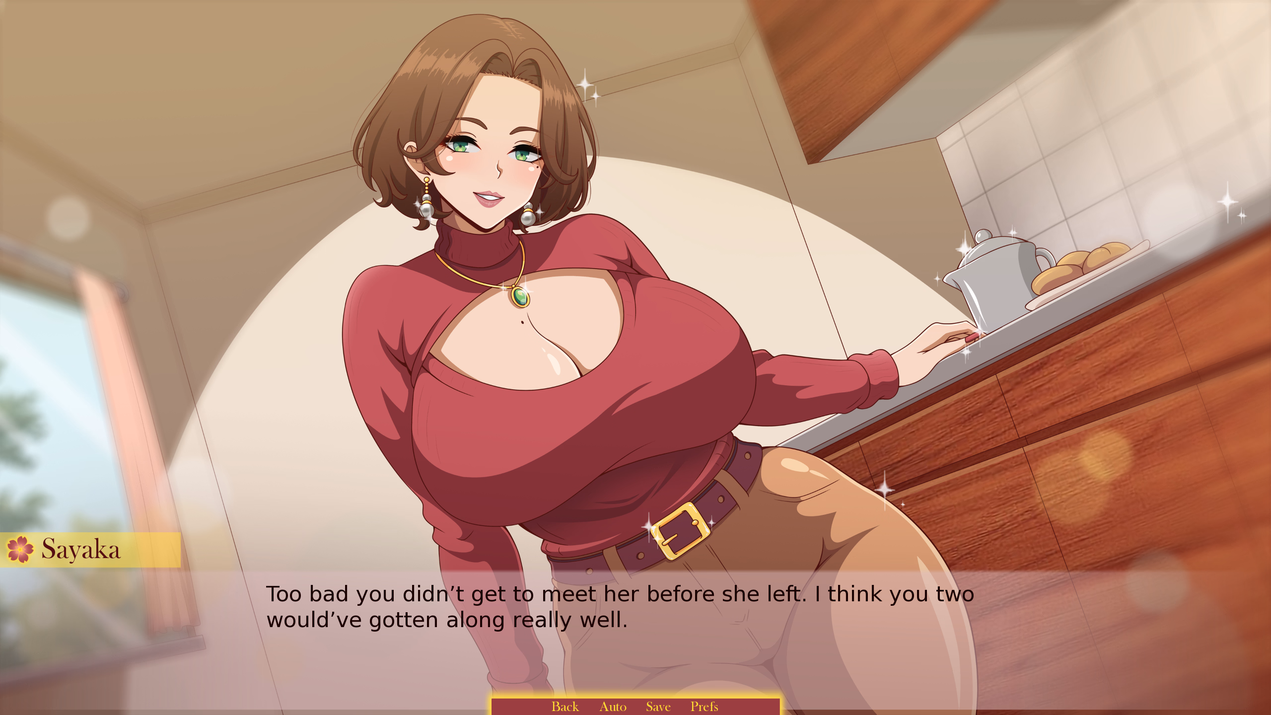VN Ren'Py Sayaka My Naughty Milf Neighbor [v0.86] [erebeta]